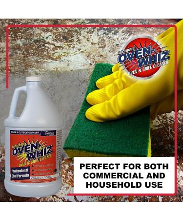 Oven Whiz Cleaner | Concentrated Professional Chef Formula | Removes Grease, Carbon & Fat Deposits | 1 Gal (128 oz) by FryOilSaver Co - Buy Online on GoSupps.com