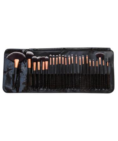 Rio professional cosmetic make up brush set 24 pieces.
