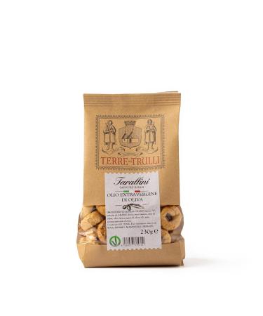 Terre dei Trulli Taralli Pugliesi | Extra Native Olive Oil | 5 Packs of 230g | Healthy Salty Snack for Quick Meals - Buy Online on GoSupps.com