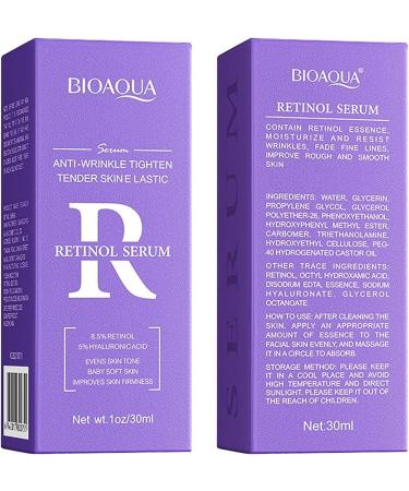BIOAQUA 3in1 Facial Serum Combination Set Moisturizing Anti-Wrinkle Hydrating Nourishing Repair Face Skin Vitamin C Retinol Hyaluronic Acid 3x 30ml / 1fl.oz - Buy Online on GoSupps.com