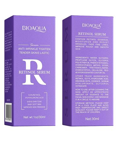 BIOAQUA Anti-Wrinkle Serum with Retinol & Hyaluronic Acid 30ml - Moisturizing Facial Essence - Buy Online on GoSupps.com