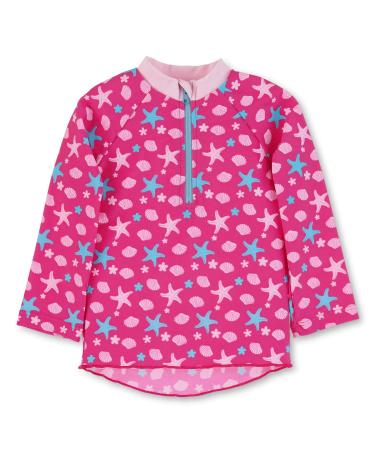 Sterntaler Baby Girl's Long Sleeve Swim Shirt Rash Guard Shirt 80 Magenta