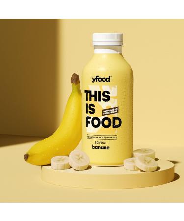 yfood Happy Banana & Fresh Berry repas pr t boire substitut de repas 30 g de prot ines 26 vitamines et min raux - Buy Online on GoSupps.com