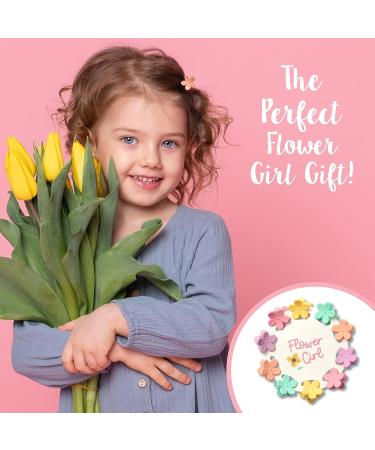 Flower Girl Hair Clips Set - Cute Proposal & Thank You Gifts - Buy Online on GoSupps.com