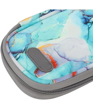 Portable Insulin Cooler Bag Diabetic Supplies Organizer - Marble Green - Buy Online on GoSupps.com