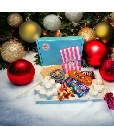 Luxury Marshmallow S'mores Toasting Kit - Perfect for Birthday, Xmas, NYE & Bonfire Night - Buy Online on GoSupps.com