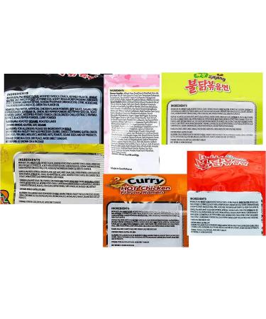 Samyang Korean Assorted Top Spicy Ramen Instant Noodles Challenge (Pack of 40) at least 7 Different Flavour by CNMART - Buy Online on GoSupps.com