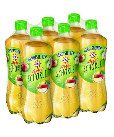 Buy Gerolsteiner Apple Spritzer 750ml (Pack of 6) - Refreshing & Convenient Drink | International Shipping Available - Buy Online on GoSupps.com