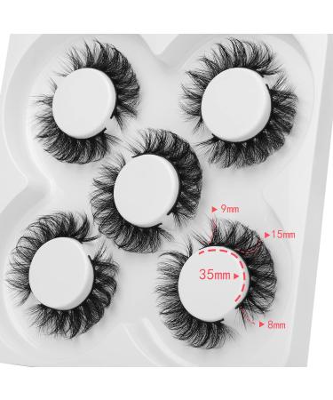 Geeneiya 15mm Russian Strip Lashes Natural Wispy Mink False Eyelashes - DD Curl(G18) - Buy Online on GoSupps.com