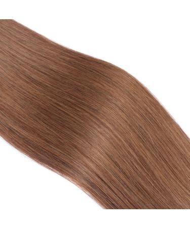 Keratin Bonding Hair Extensions - #7 Mittelaturblond 60cm 50 Strands 100% Remy Real Hair - High Quality U-Tip Extensions by Novon Hair - Buy Online on GoSupps.com
