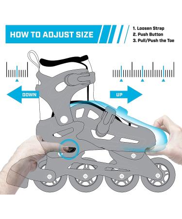 Roller Derby Women's V-Tech 500 Adjustable Inline Skate Mint - Buy Online on GoSupps.com