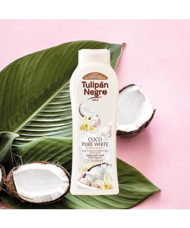 Tulipan Negro Coconut Shower Gel 720 ml | Vegan & Natural | International Shipping Available - Buy Online on GoSupps.com