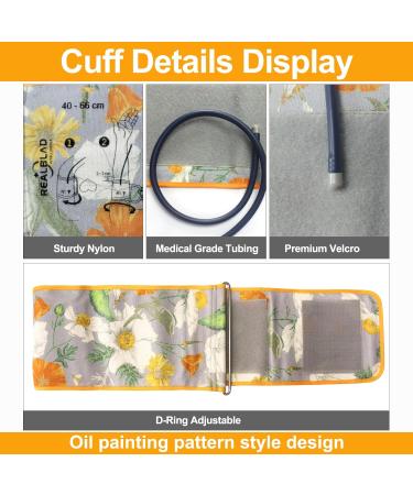 Universal Extra Large Blood Pressure Cuff for Adults & Elderly | Fits 15.75 -26 (40-66CM) with 6 Connectors - Automatic Replacement Cuff for Accurate Readings - Buy Online on GoSupps.com