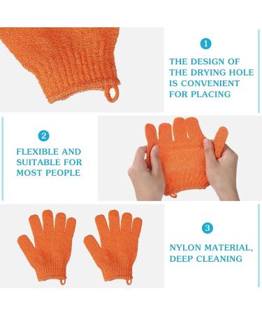 52 Pcs Exfoliating Shower Gloves | Double Sided Body Scrub Gloves | Deep Clean Dead Skin | Spa Massage Beauty Skin Accessories - 13 Colors - Buy Online on GoSupps.com