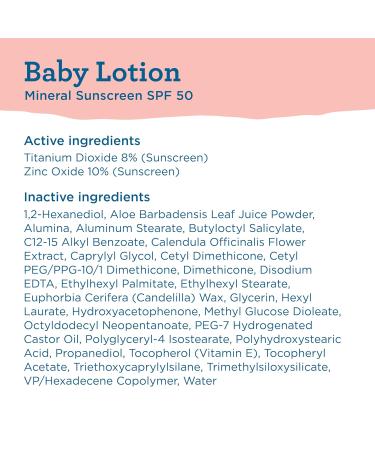 Blue Lizard Baby Mineral Sunscreen SPF 50+ 5 oz Tube - Water Resistant UVA/UVB Protection with Smart Cap Technology - Fragrance Free - Buy Online on GoSupps.com