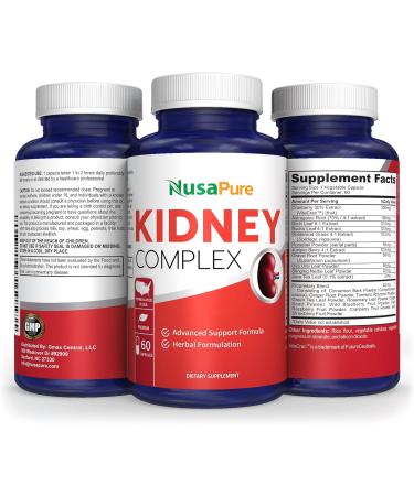 NusaPure Kidney Complex (Vegetarian) 60 Caps - Support Kidney Health Naturally - Buy Online on GoSupps.com