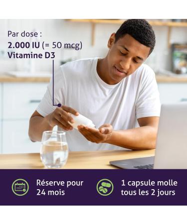 Healthy Origins Vitamin D3 2 000 IU Depot 360 Capsules High Dosed Soy Free Gluten Free Non-GMO - Buy Online on GoSupps.com