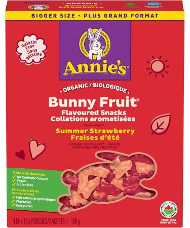 ANNIE'S - FAMILY PACK SIZE - Organic Fruit Flavoured Snacks Berry Pack of 10 Pouches & FAMILY PACK - Organic Fruit Flavoured Snacks Strawberry Pack of 10 Pouches Fruit Snack + Snacks Strawberry - Buy Online on GoSupps.com