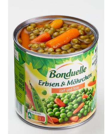 Bonduelle Very Fine Peas with Carrots - 12 x 400g Cans - Premium Quality International Shipping - Buy Online on GoSupps.com