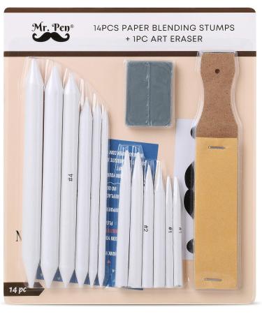 Mr. Pen Blending Stump 14 Pack with Art Eraser - Drawing and Sketching Blending Tools Set - Buy Online on GoSupps.com
