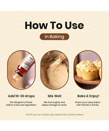 Vanilla Natural Food Flavouring 15ml - Foodie Flavours Vanilla 15 ml (Pack of 1) - Buy Online on GoSupps.com