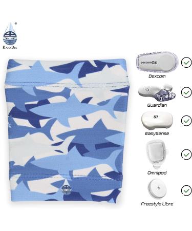Dia Band for Kids | Glucose Sensor Protection Bracelet | Freestyle Libre Medtronic Dexcom Omnipod | Comfortable Reusable Diabetic Band (Junior M) - Buy Online on GoSupps.com