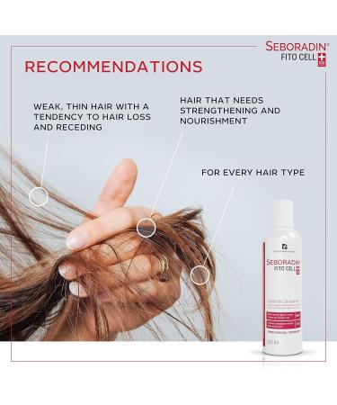 SEBORADIN FITO CELL Hair Shampoo for Stronger Hair 400 ml Hair Loss and Regrowth Swiss Technology Stem Cells Phytocelltec Malus Domestica Hair & Scalp Treatment Hair Care Hair Products 400 ml (Pack of 1) - Buy Online on GoSupps.com