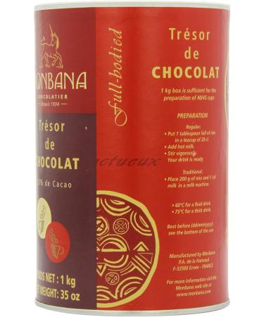 Monbana Tresor De Chocolate Bte 1 kg Box (Pack of 2) - Buy Online on GoSupps.com