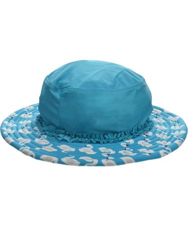 Playshoes Girls UV Protection Sun Hat - Swans Design 55/15 Turquoise - Best Sun Safety for Kids - Buy Online on GoSupps.com