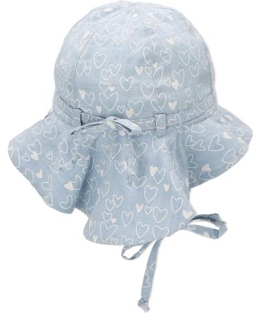 Buy Sterntaler Girls Sun Hat Herzis Hat 45 - Light Blue | Stylish & UV Protection for Kids - Buy Online on GoSupps.com