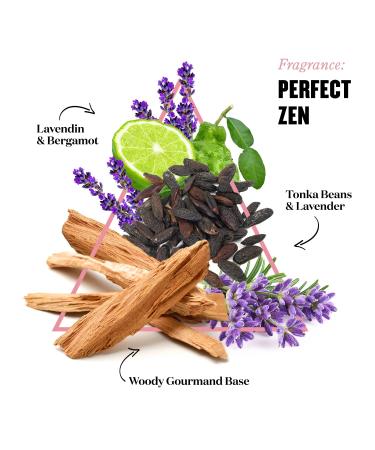 Soap & Glory Perfect Zen Exfoliating Body Scrub - Lavender & Tonka Bean Scented Polish for Smooth Skin - 250ml Relaxing Body Exfoliator - International Shipping Available - Buy Online on GoSupps.com