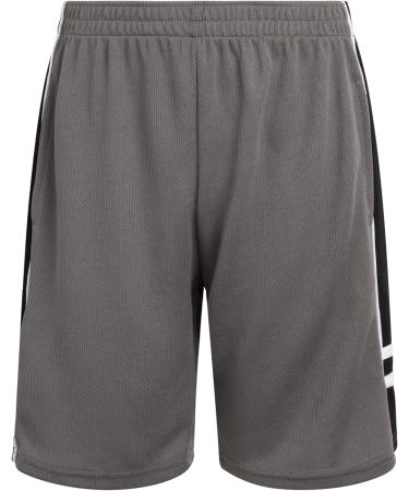 Mad Game Boys' 5-Pack Mesh Basketball Shorts with Pockets - Size 8-18, Black/White/Red/Charcoal - Buy Online on GoSupps.com