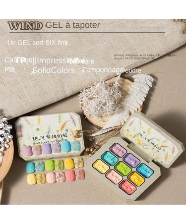  G n rique Gradient Gel Nail Rust - Rainbow Solid Color Beauty Set Patting Gel Kit | Creative decoration with sponge pat application ideal for women and girls at home for DIY parties - Buy Online on GoSupps.com