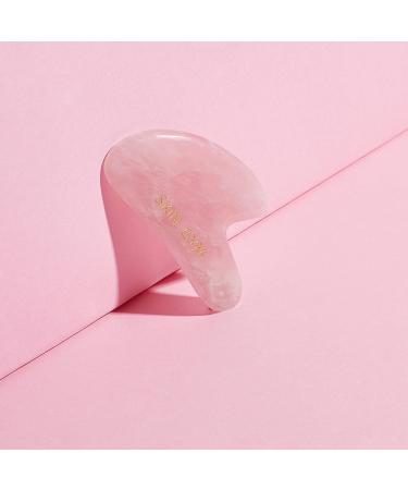 Skin Gym Sculpty Heart Gua Sha Face Massager for Under Eye Bags & Puffy Eyes - Anti-Aging Beauty Tool with Rose Quartz - Buy Online on GoSupps.com