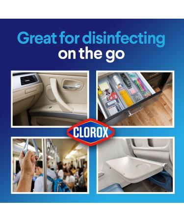 Clorox Disinfecting Wipes Flex Pack - 75 Ct Lemon Scent | Pack of 6 - Ideal for International Shipping - Buy Online on GoSupps.com