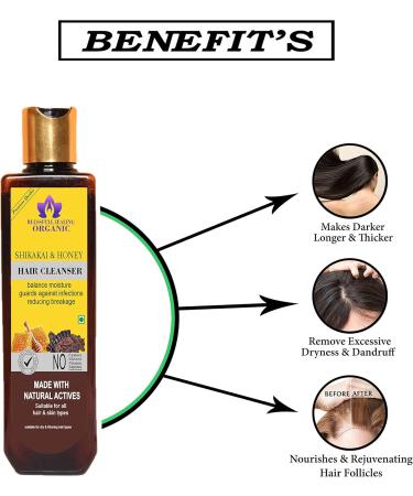 Blessfull Healing Organic Shikakai & Honey Hair Cleanser | Shampoo 100 ML (Packing May Vary) - Buy Online on GoSupps.com