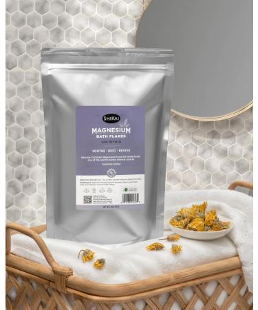 Buy ShiKai Magnesium Bath Flakes with Arnica (32 oz) - Soothing Bath Salt Soak for Muscle Pain Relief | International Shipping Available - Buy Online on GoSupps.com