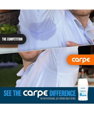 Carpe Underarm Antiperspirant Deodorant Advanced Sweat & Odor Protection Formula - Deodorant for Men & Women Helps Combat Excessive Sweating with Odor Control - Fragrance Free Deodorant (Pack of 2) Fragrance Free 1.69 Fl Oz (Pack of 2) - Buy Online on GoSupps.com