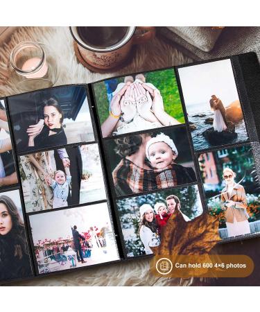 Buy Lanpn 10x15 cm Photo Album - 600 Pockets Leather Hardcover for 600 Photos - Extra Large Capacity Marine Design - Buy Online on GoSupps.com