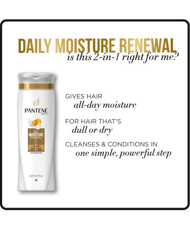 Buy Pantene Pro-V Daily Moisture Renewal 2-in-1 Shampoo & Conditioner - 25.4 oz | International Shipping Available - Buy Online on GoSupps.com