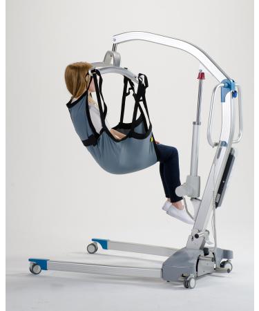 Patient Aid One Piece Patient Lift Sling with Positioning Strap, Size Medium, 600lb Weight Capacity