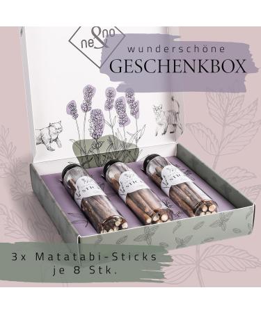 Buy Ne & No Gift Set with Natural Matatabi Sticks | 24 Dental Care Cat Sticks | Perfect Treats for Cats | International Shipping - Buy Online on GoSupps.com