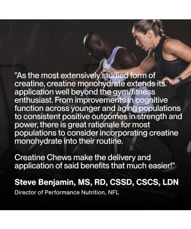 Momentous Creatine Chews - Creapure Creatine Monohydrate - Supports Strength, Lean Muscle, & Recovery for Men & Women - NSF Certified for Sport - 150 Chewable Tablets - Mango - Buy Online on GoSupps.com