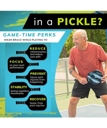 BraceAbility Court Comfort - Tennis Elbow Brace for Men & Women | Sports Elbow Support for Tendonitis Tennis Golf & Pickleball Pain Relief (One Size) - International Shipping Available - Buy Online on GoSupps.com