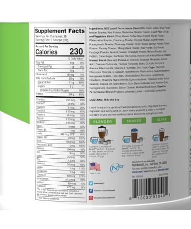 Lean1 Meal Replacement Protein Shake Chocolate Flavor 2-PACK of 15 Serving Tubs - Buy Online on GoSupps.com