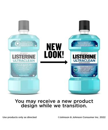 Listerine Ultraclean Oral Care Antiseptic Mouthwash with Everfresh Technology - 1.5 L Cool Mint - ADA-Accepted Tartar Control Oral Rinse for Bad Breath, Gingivitis, Plaque & Tartar - 50.72 Fl Oz - Buy Online on GoSupps.com