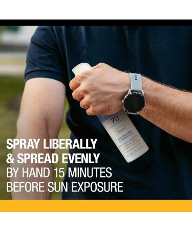 Neutrogena Sport Active Defense SPF 70 Sunscreen Spray Sweat & Water Resistant Spray Sunscreen with Broad Spectrum Protection for Sunburn Prevention Oxybenzone-Free Twin Pack 2 x 5 oz Sunscreen Spray 5 Ounce (Pack of 2) - Buy Online on GoSupps.com