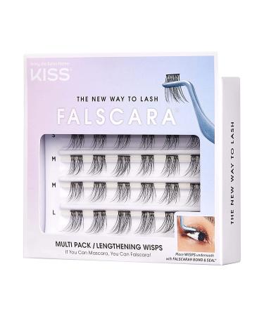 KISS Falscara DIY Eyelash Extensions - Featherlight Synthetic Reusable Lashes (Multi 01) - Buy Online on GoSupps.com