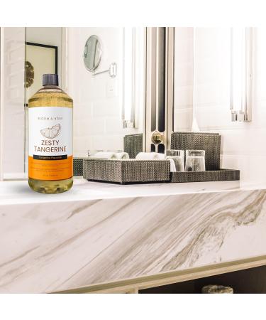 Liquid Hand Soap Refill - Zesty Tangerine Scent | 32oz | Essential Oils | International Shipping - Buy Online on GoSupps.com