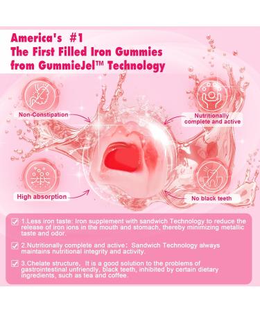 Nextdia Iron Filled Gummies 26mg + Beet Root Gummies - Buy Online on GoSupps.com